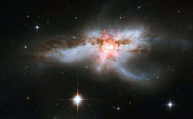 Astronomers have found a galactic merger with three supermassive black holes