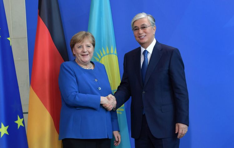 Angela Merkel met with Kazakhstan's president