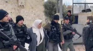 الاحتلال يعتقل سيدة بعد الاعتداء عليها بالقدس
