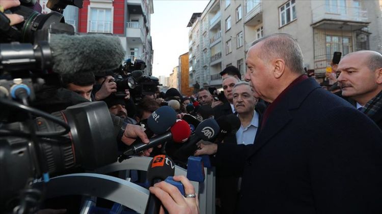 أردوغان: سنبني منازل لمتضرري الزلزال ولن نترك أحدا بلا مأوى