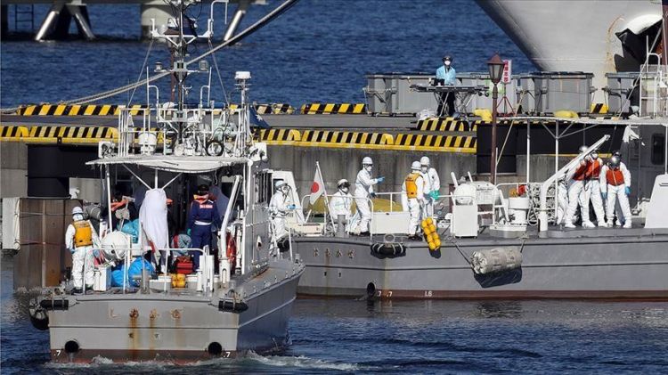 اليابان: ارتفاع عدد إصابات "كورونا"في "السفينة المحتجزة" إلى 174