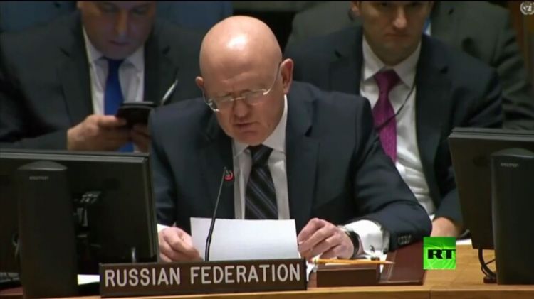 نيبينزيا: روسيا لن تتوقف عن مساندة الحكومة الشرعية في سوريا في حربها ضد الإرهاب