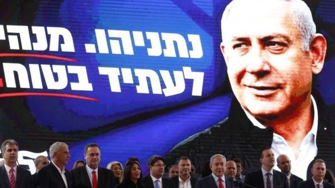 الانتخابات الإسرائيلية: بنيامين نتنياهو يعلن الفوز بعدما أظهرت استطلاعات تقدمه بفارق ضئيل عن منافسه بيني غانتس