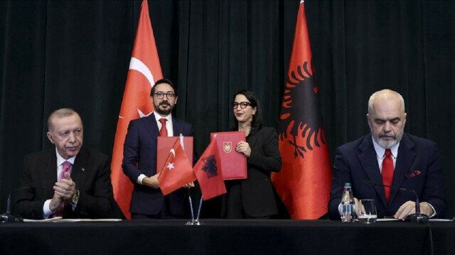 Turkey, Albania sign seven pacts to strengthen bilateral ties