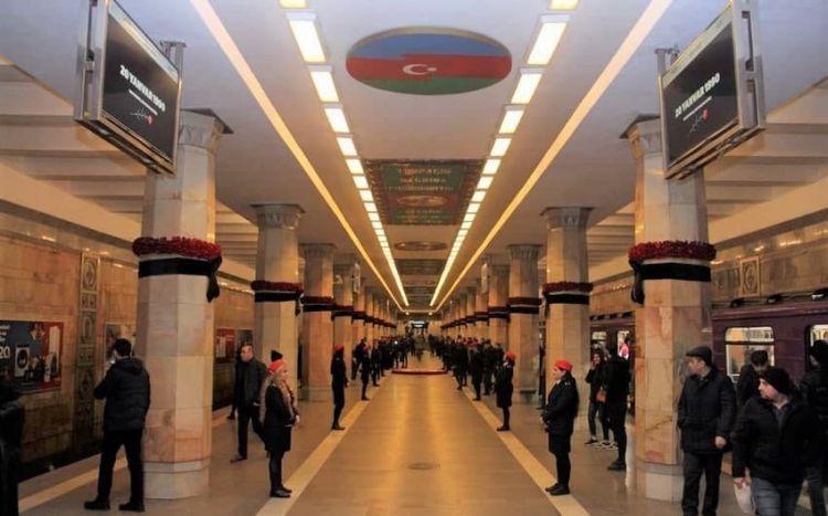 Bakı metrosunda dəyişiklik 20 Yanvar üçün yeni qrafik...
