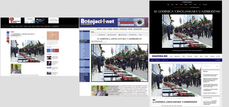 В медиа Moнтенегро и Боснии повествуется о трагедии 20 Января