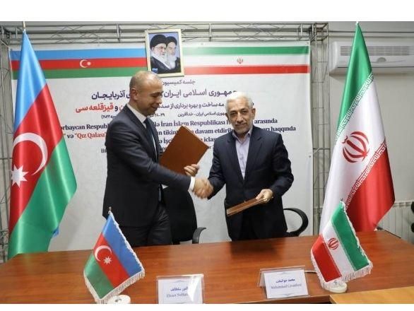 Азербайджан и Иран договорились продолжить строительство гидроузлов «Худаферин» и «Гыз Галасы» - ФОТО
