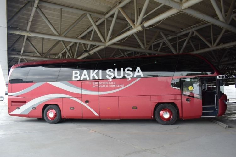 Bakıdan Şuşaya ilk avtobus reysi yola düşdü