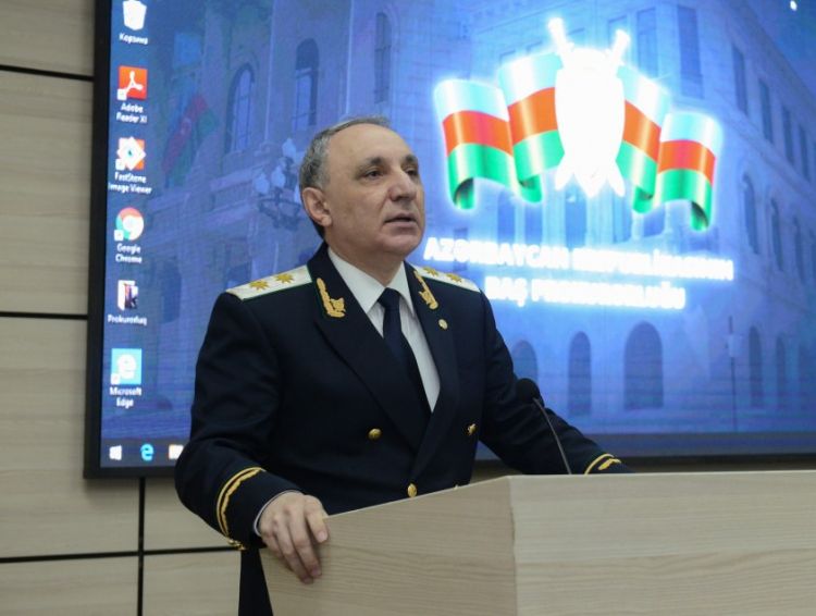 Раскрыты 87,3% преступлений, зарегистрированных в прошлом году Кямран Алиев