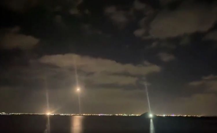 UAE forces intercept incoming missiles over Abu Dhabi