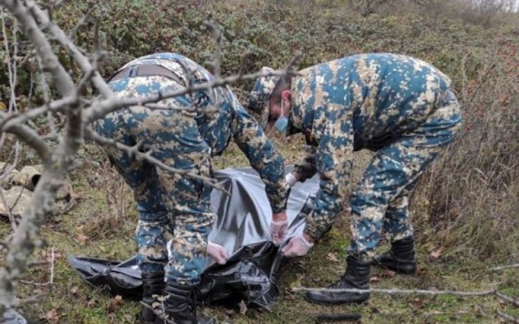 В Джебраиле обнаружены останки еще одного армянского военнослужащего