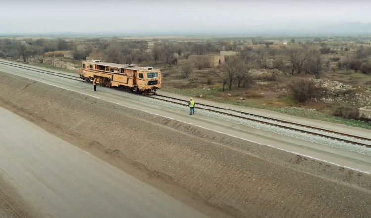 Azerbaijan Makes Headway on Railway Along Zangazur Corridor