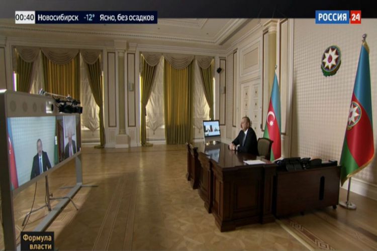 На телеканале "Россия-24" прошел показ передачи, посвященной 30-летию восстановления независимости Азербайджана