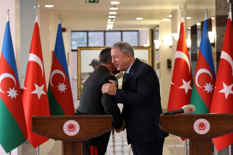"Cooperation between Azerbaijani and Turkish armies is not a threat to other countries" Akar