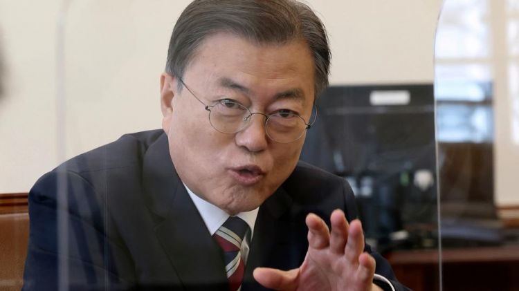 Moon warns new long-range missile test by North Korea would spark crisis