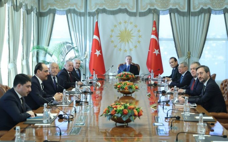 Эрдоган принял старейшин Организации тюркских государств
