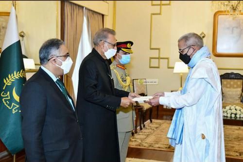 سفير موريتانيا في باكستان يقدم أوراق اعتماده