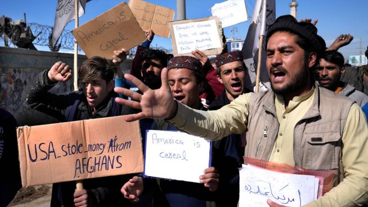 Afghans protest US move to unfreeze $3.5B for 9/11 victims