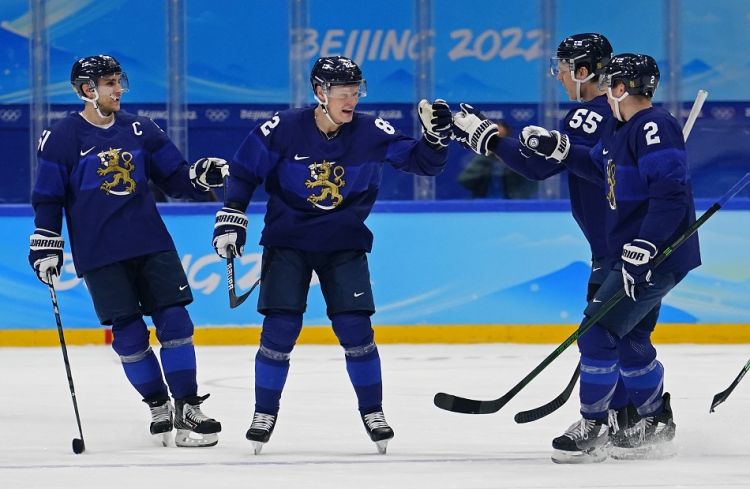 فنلندا تتأهل إلى نهائي هوكي الجليد للرجال بأولمبياد بكين بعد الفوز على سلوفاكيا