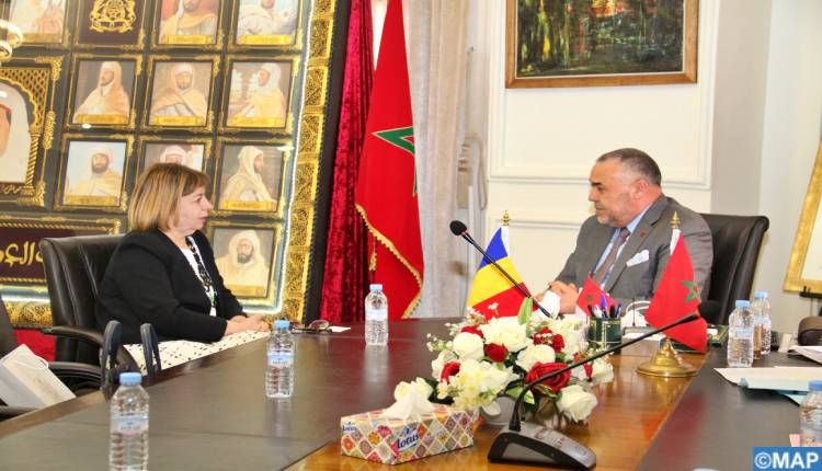 رئيس غرفة التجارة والصناعة والخدمات يستقبل سفيرة رومانيا بالمغرب