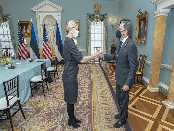 لقاء الوزير بلينكن مع وزيرة خارجية إستونيا ليميتس