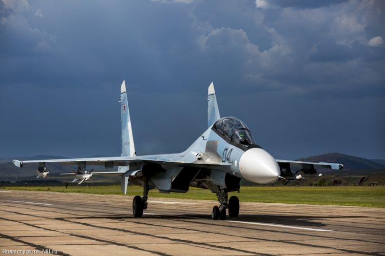 Украинская ПВО сбила российский самолет Су-30 над Ирпенем