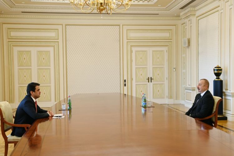Президент Ильхам Алиев принял Рустама Эмомали ОБНОВЛЕНО