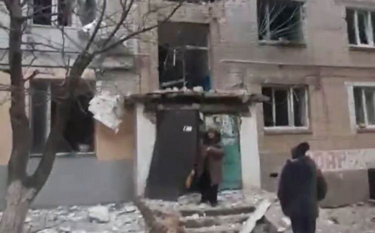 Населенный азербайджанцами квартал в Украине обстрелян из "Градов"