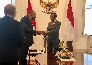 رسالة من الرئيس السيسي إلى الرئيس الإندونيسي يسلمها شكري
