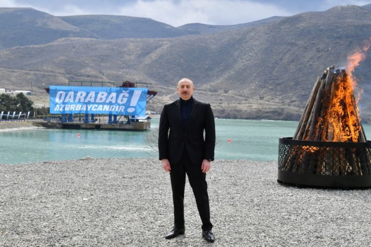 Ильхам Алиев поздравил азербайджанский народ из Суговушана ОБНОВЛЕНО