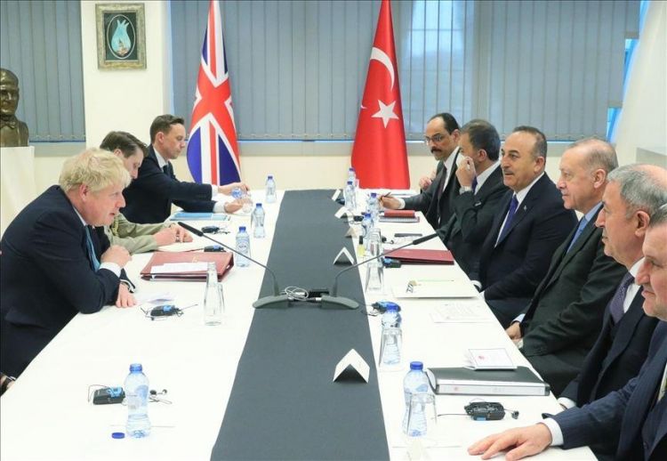 Erdogan meets with UK's PM