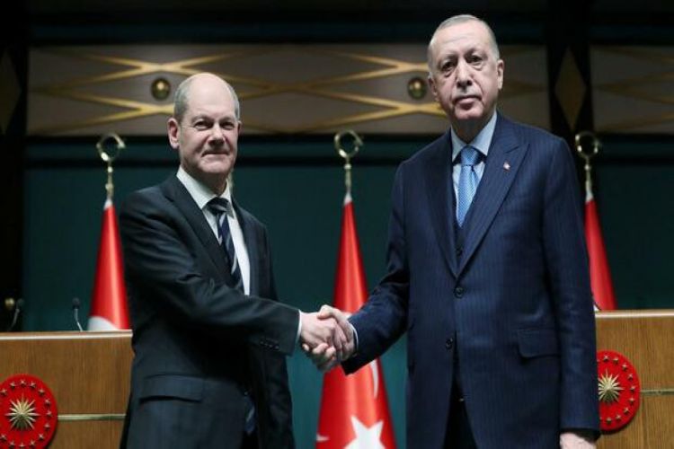 Эрдоган и Шольц обсудили войну в Украине