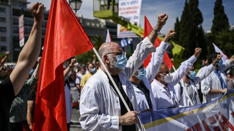 إضراب وطني لعمّال اليونان احتجاجاً على ارتفاع الأسعار وتقلص الأجور