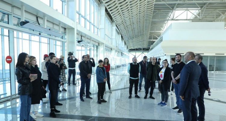 Грузинская делегация побывала в Физулинском международном аэропорту