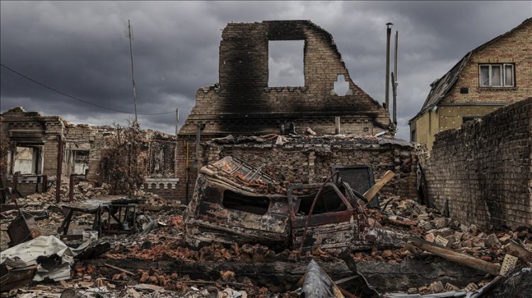 Anadolu Agency captures footage of destruction in Ukraine's Moshchun village