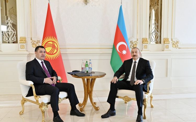Завершилась встреча президентов Азербайджана и Кыргызстана один на один ОБНОВЛЕНО