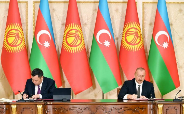 Azərbaycan və Qırğızıstanın Dövlətlərarası Şurasının yaradılması haqqında Memorandum imzalandı