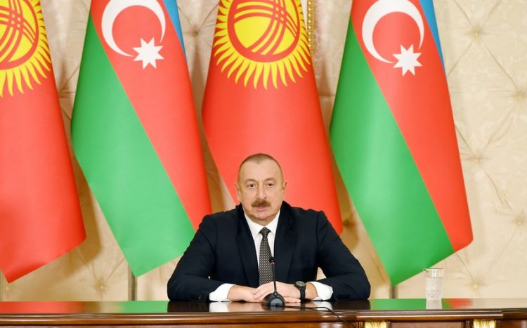 Президент Азербайджана поблагодарил Кыргызстан за поддержку инициативы по Шуше