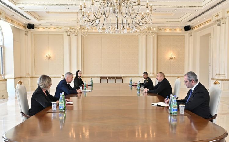 Prezident İlham Əliyev Latviyanın Baş nazirinin müavinini qəbul etdi