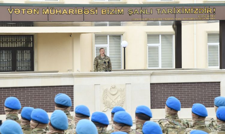 “Ermənistan ordusunun qalıqları bu gün Bakının mərkəzində nümayiş etdirilir” Azərbaycan Prezidenti