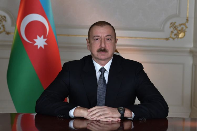 Президент Ильхам Алиев поздравил Президента Израиля