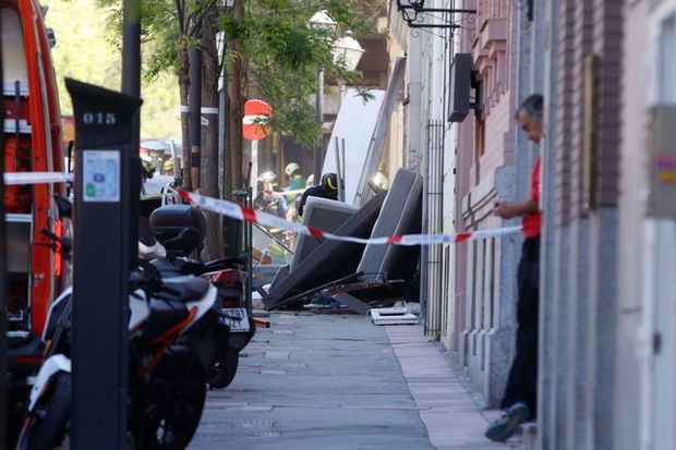 Madriddə yaşayış binasında partlayışda yaralananların sayı artdı ölənlər var