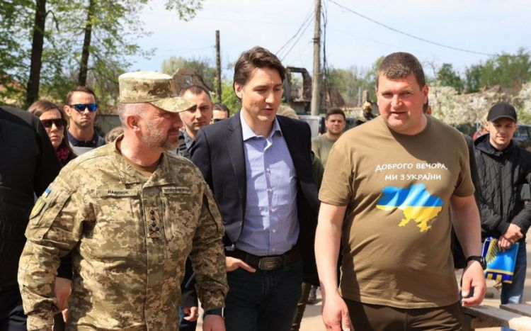Kanadanın Baş naziri Ukraynaya səfər etdi