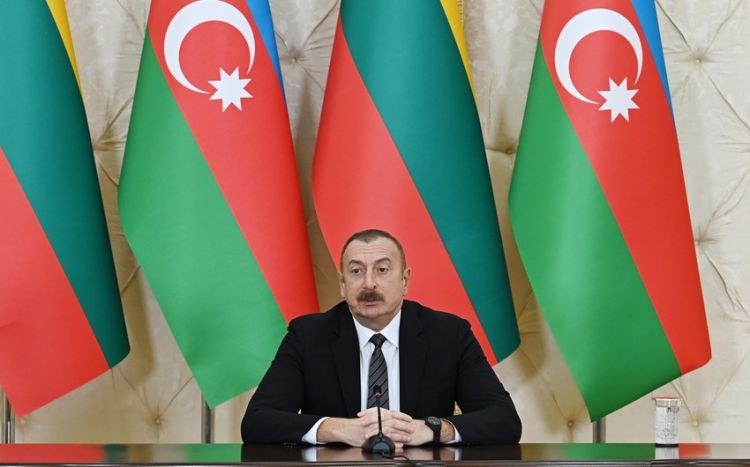 "Литва и Азербайджан на протяжении долгих лет являются стратегическими партнерами" Ильхам Алиев