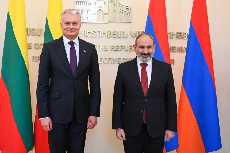 Президент Литвы встретился с Пашиняном