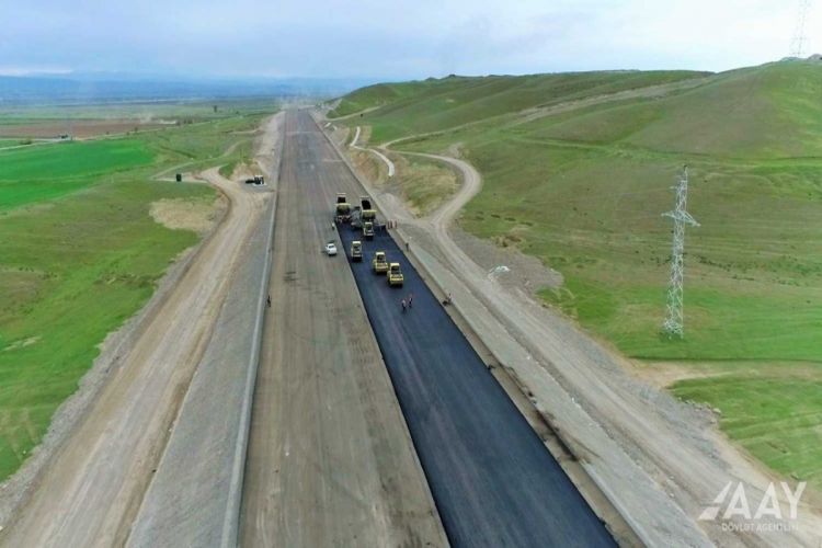 Распространено видео о строительстве дороги Горадиз-Джабраил-Зангилан-Агбенд