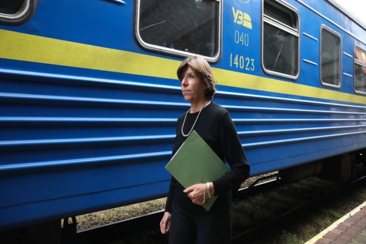 Новый министр иностранных дел Франции посетила Украину
