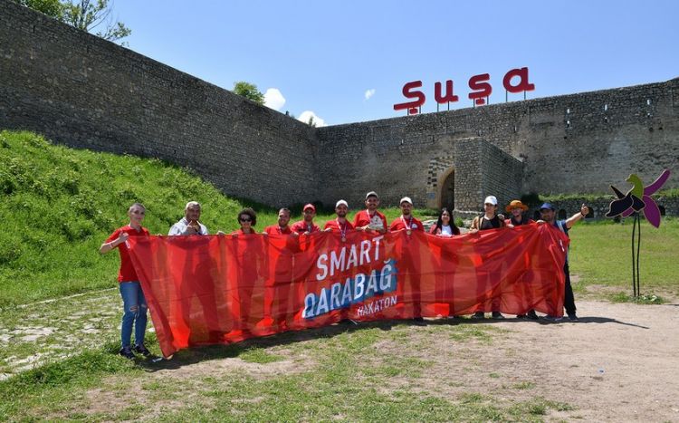 Команды-победители хакатона "Смарт Карабах" посетили Шушу