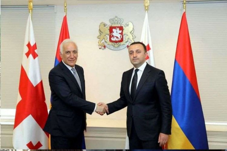 Qaribaşvili Ermənistan Prezidenti ilə görüşüb