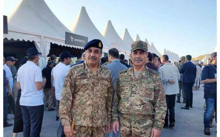 Zakir Həsənov Türkiyədə pakistanlı generalla görüşdü